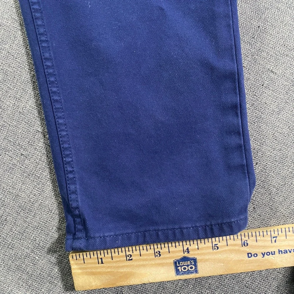 Banana Republic Traveler Athletic Tapered Fit Pants Men 32x34 Navy‎ Blue Chinos